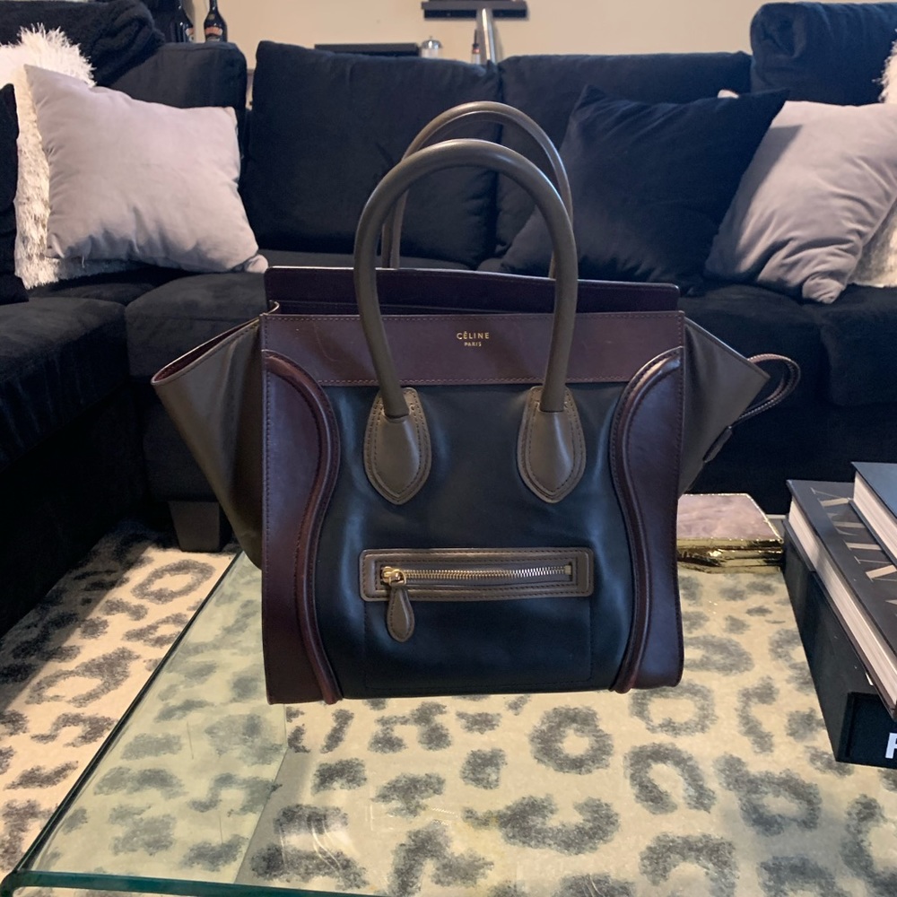 Mini Luggage Tri-Color Celine Bag